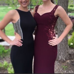 Maroon Prom dress